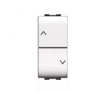 DOPPIO PULSANTE LIFE INTERBLOCCATO BIANCO