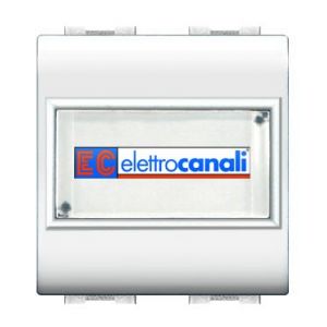 PULSANTE LIFE CON PORTANOME16A BIANCO