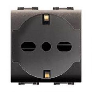 PRESA LIFE UNEL BIPASSO 10-16A                              