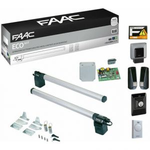 KIT FAAC ECO - PER CANCELLI A BATTENTE 2,3MT - MOTORE 230V