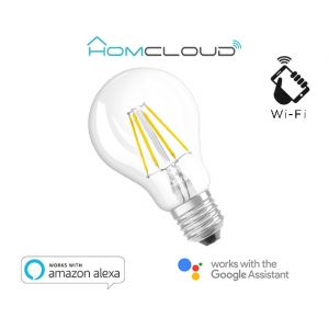 Lampadina Wi-FI a filamento bianco caldo Dimmerabi