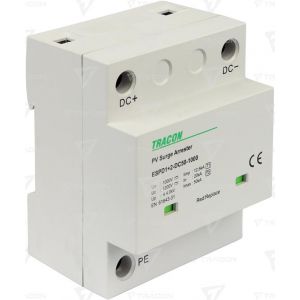 Scaricatore di sovratensione T1+T2 DC Ucpv 1000V Iimp12,5kA
