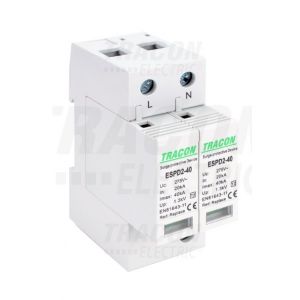 SCARICATORE DI SOVRATENSIONE T2 AC 20KA-40KA 275V 1,3KV