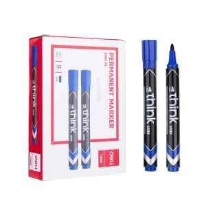 12PZ MARKER PERMANENTI 1,5mm BLU DELI