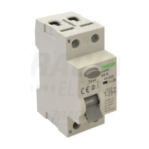 INTERRUTTORE DIFFERENZIALE 2POLI 63A 30mA 6kA AC