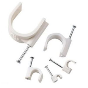 FISSACAVO 5MM BIANCO 100 PZ.                                