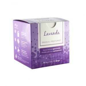 CONFEZIONE 6 BUSTINE GRANULI PROFUMATI - LAVANDA