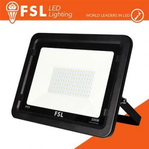 FARO PER ESTERNI 100W 4000K - IP65 NERO