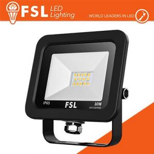 FARO PER ESTERNI 10W 4000K - IP65 NERO