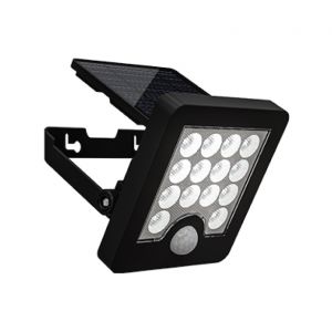 FARO DA ESTERNO SOLARE CON SENSORE DI MOV.- 60W 6500K NERO