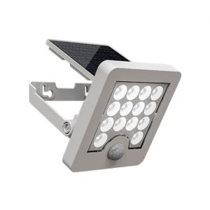 FARO DA ESTERNO SOLARE CON SENSORE - 40W - BIANCO