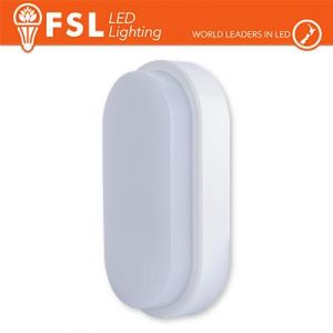 PLAFONIERA LED OVALE BIANCA 15W 4000K IP54