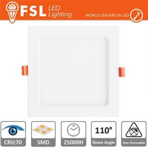 DOWNLIGHT LED IP20 18W 4000K 1400LM 110 FORO 210X210MM