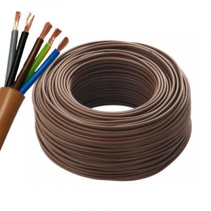 CAVO FS180R18 300/500V 5X1 MARRONE (100MT)