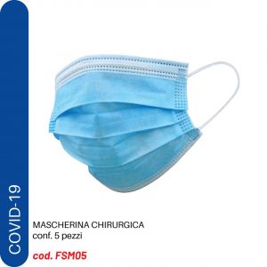 MASCHERA PROTETTIVA CHIRURGICA 3 STRATI  USO NON M          