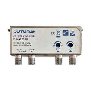 AMPLIF. DA PALO 2ING. 2OUT - 30DB 5G - FUTURA