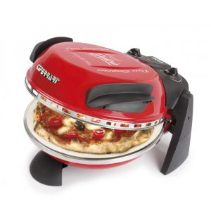 FORNO GIROPIZZA 1200W 31CM MAX 390C ROSSO