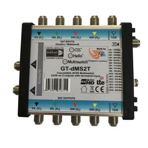 GTSAT MULTISWITCH DCSS 16UB 2OUT