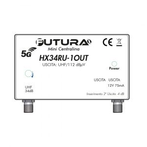 AMPLIFICATORE da PALO HX 1 IN UHF 34dB 1 OUT 112dBuV 5G