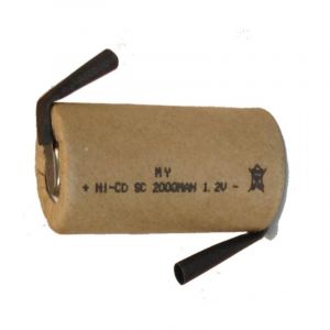 RECH BATTERY SUB C NI-CD 2.000MAH