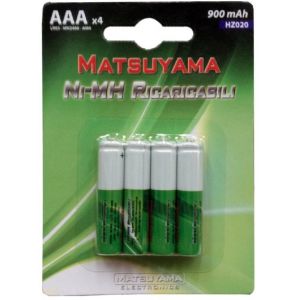 BATTERIA RICARICABILE NI-MH AAA 900MAH-BL4pz