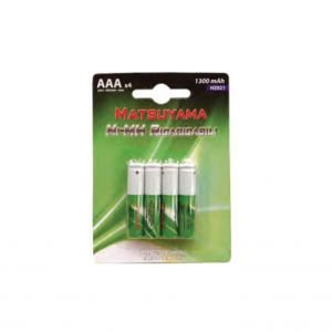 BATT.RICARIC.NI-MH AAA 1300MAH B.4PCS