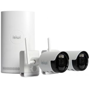 KIT ISIWI CONNECT AIR NVR 8 CANALI + 2 TELEC. 4MPX