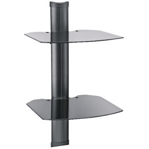 SUPPORTO DVD 2 PIANI IN CRISTALLO