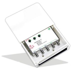 AMPLIFICATORE DA PALO 30DB 3 IN 2 UHF+VHF 2 OUT 5G