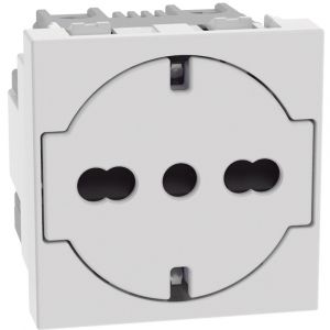 PRESA SCHUKO P40 FLAT BIANCA - MATIXGO