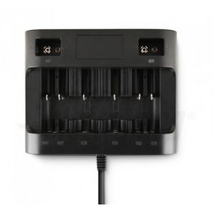 CARICA BATTERIE UNIVERSALE NI-MH 1-6 AAA-AA-C-D/2X9V+USB