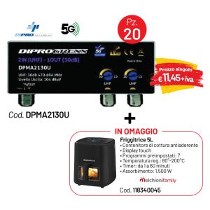 KIT 20 AMPLIFICATORI 2 INGRESSI + FRIGGITRICE 5 L IN OMAGGIO