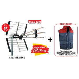 KIT 15 ANTENNE UHF EMME ESSE + GILET IMBOTTITO IN OMAGGIO