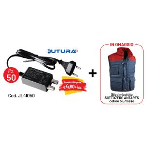 KIT 50 ALIMENTATORI TV + GILET IMBOTTITO IN OMAGGIO