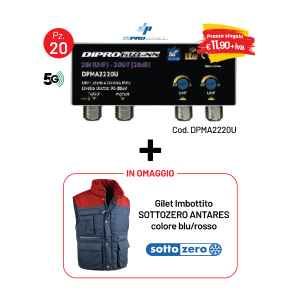 KIT 20 AMPLIFICATORI DPMA2220U + GILET IMBOTTITO IN OMAGGIO