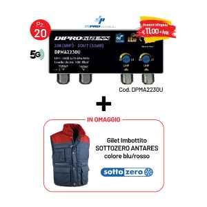 KIT 20 AMPLIFICATORI DPMA2230U + GILET IMBOTTITO IN OMAGGIO