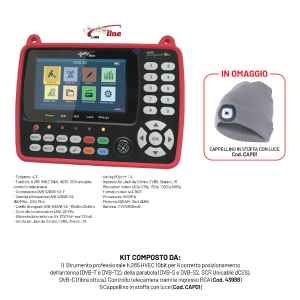 KIT MISURATORE DI CAMPO (JL43988) + CAPPELLINO (CAP01)