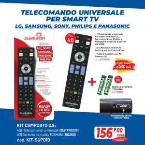 KIT 40 TELECOMANDI PERSONALIZZATI + 80 BATTERIE