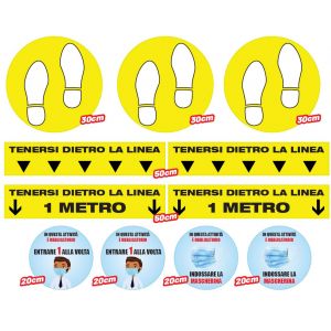 KIT ADESIVI IN PVC OPACO 1MTX1MT
