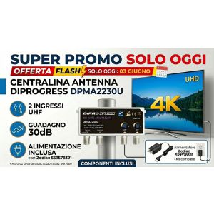 kit AMPLIFICATORE + ALIMENTATORE