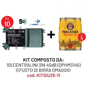 KIT 10 CENTRALINI 3IN (DPHM3145)+1 FUSTO DI BIRRA OMAGGIO