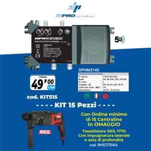 KIT 15 CENTRALINI + TASSELLATORE OMAGGIO