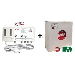 KIT CENTRALINO UHF JL45981/5G + CAVO COASSIALE ST53