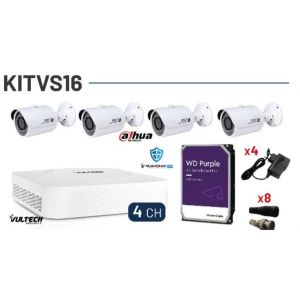 KIT DVR + TELECAMERE + ACCESSORI