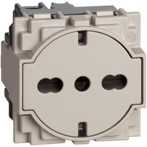 L.NOW PRESA FLAT 16A STD GER-ITA SABBIA                     