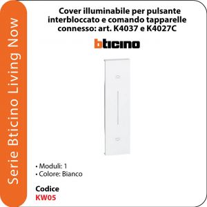 L.NOW-COVER COMANDO TAPPARELLE 1M BIANCO