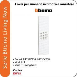 L.NOW-COVER SUONERIA/RONZATORE 1M BIANCO