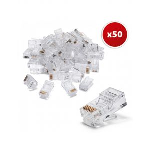 CONNETTORI A CRIMPARE CAT5 UTP CF. 50PZ