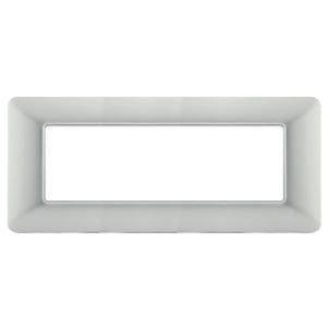 PLACCA TECNOPOLIMERO 6P - SERIE T3 - ARGENTO