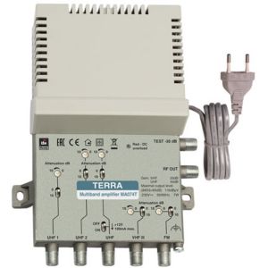 AMPLIF.5ING-FM+B3+B4+B5+UHF 30/40DB 5G-FILTRO 5G